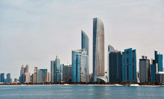 مدينة أبوظبي، عاصمة دولة الإمارات العربية المتحدة.